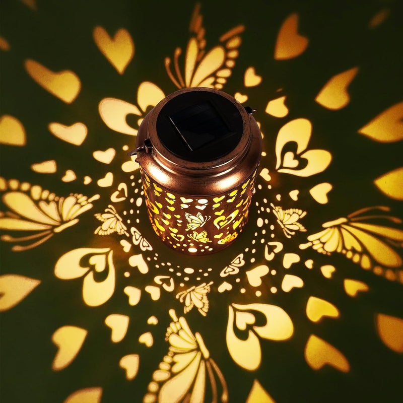 Buwheekoki Solar Lanterns Outdoor, Love Mom Lantern Garden Decor Waterproof Decor Light Hanging Solar Lights Yard Decor, Christmas Gifts, Gifts for Women, Gifts for Mom, Gifts for Grandma - Image 2